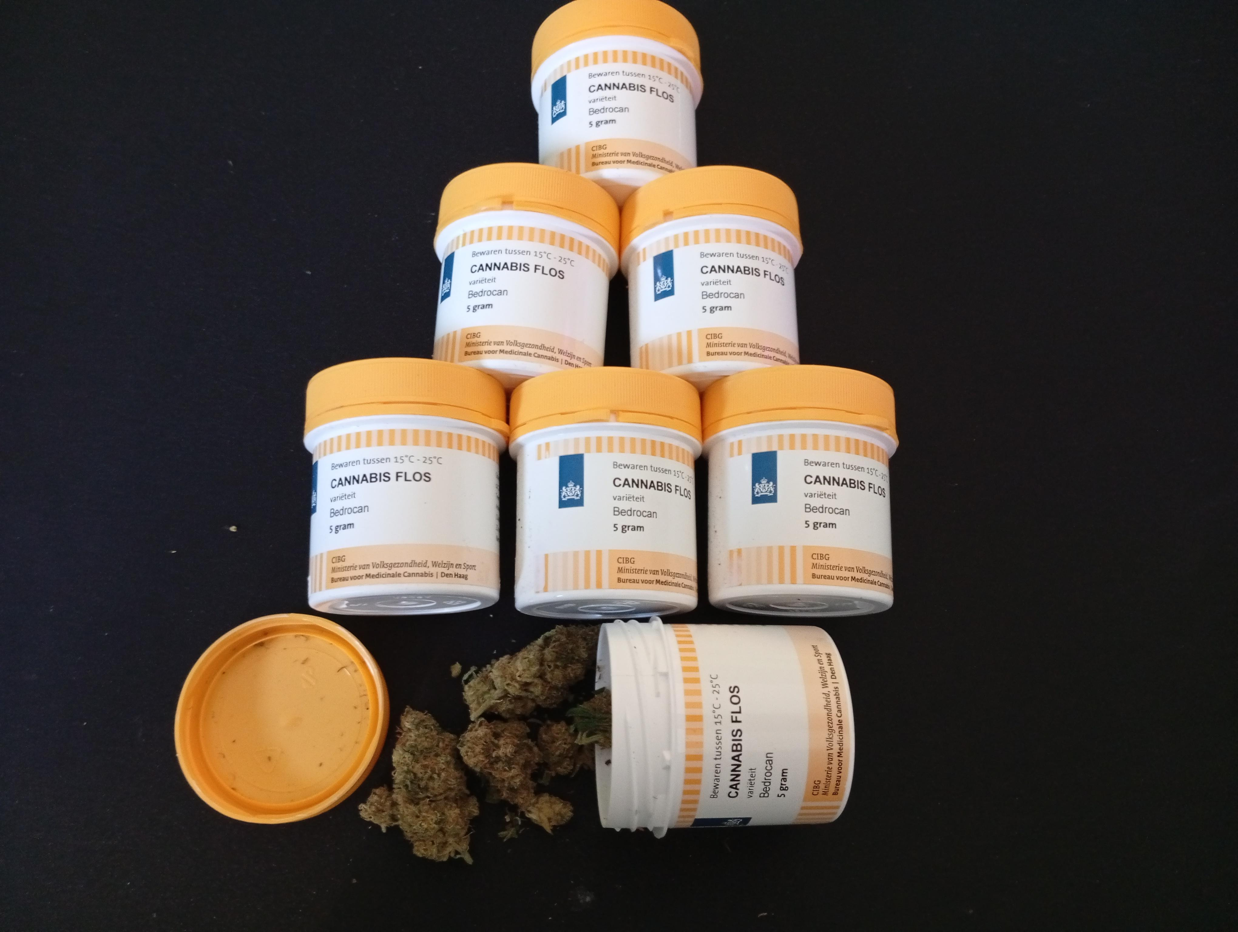 Bedrocan 5g  22% THC  100% Sativa  Holländische Apotheken Ware