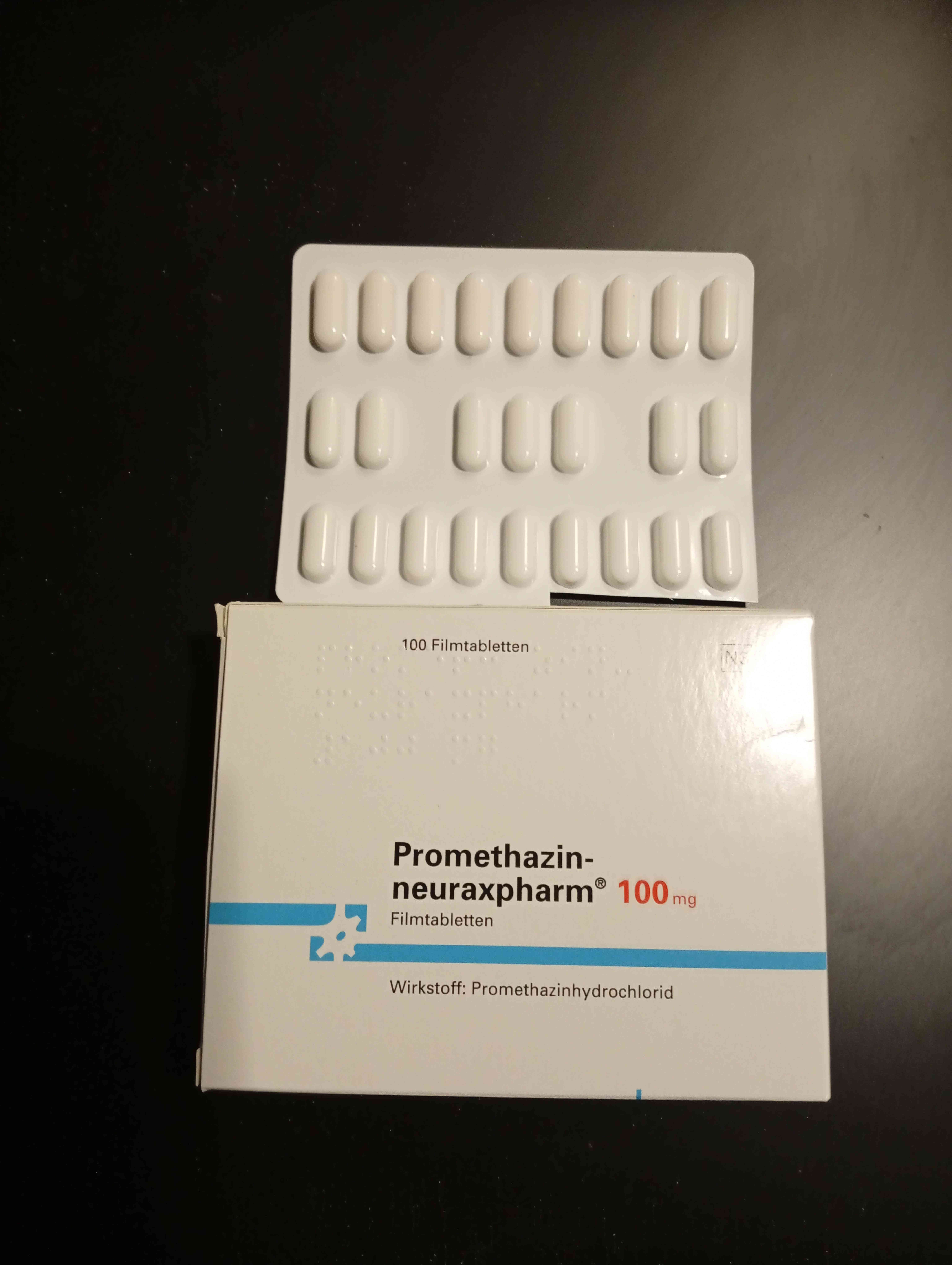 Promethazin 100mg  NEURAXPHARM  Deutsche Apotheken Ware